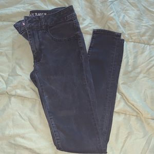 ❤️american eagle black skinny jeans- size 2